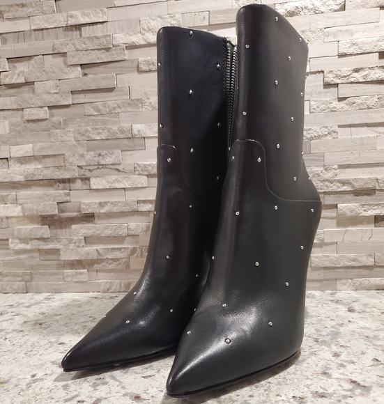 ALL SAINTS STUDDED BOOTIES - Picture 8 of 16